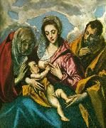 El Greco virgin with santa ines and santa tecla France oil painting artist